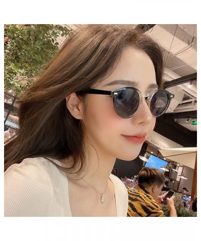 Round Women's Fashion Decoration Outdoor Vacation Beach Driving Sunglasses (Color : 2, Size : 1) 1 5 $12.92 Designer