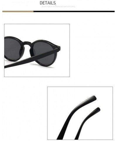 Round Women's Fashion Decoration Outdoor Vacation Beach Driving Sunglasses (Color : 2, Size : 1) 1 5 $12.92 Designer