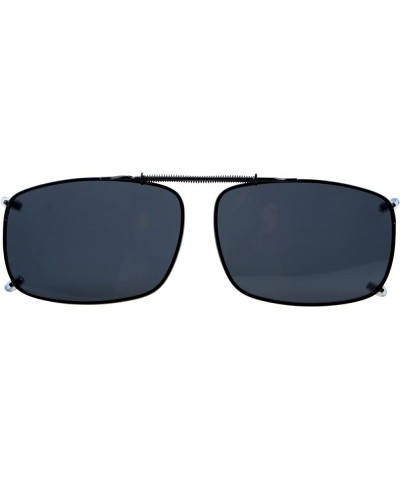 Large Clip On Sunglasses With Spring Draw Bar Polarized G15 Lens 57x39MM 57*39MM Grey $9.50 Designer