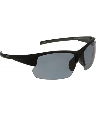 Men's Recon Wrap Sunglasses Matte Black-smoke $15.93 Designer