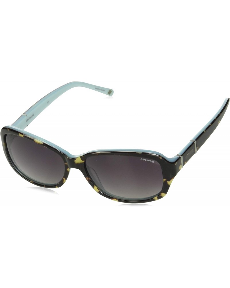 Sunglasses (Safilo Group) X8406/S Polarized Rectangular Sunglasses, Havana/Blue, 56 mm $40.80 Oval