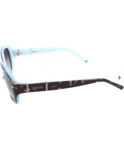 Sunglasses (Safilo Group) X8406/S Polarized Rectangular Sunglasses, Havana/Blue, 56 mm $40.80 Oval