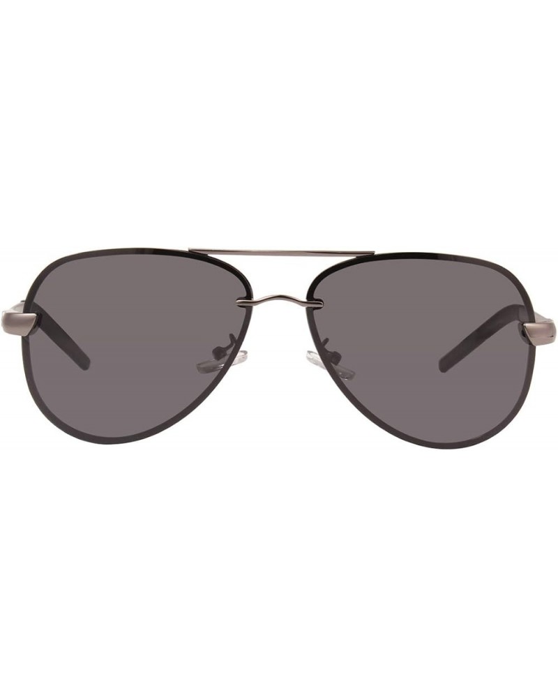 Classic Pilot Polarized Sunglasses For Men - Aluminum Magnesium Frame Sun Glasses 100% UV Protection Grey / Grey Lens $12.47 ...