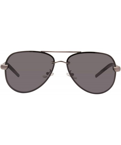 Classic Pilot Polarized Sunglasses For Men - Aluminum Magnesium Frame Sun Glasses 100% UV Protection Grey / Grey Lens $12.47 ...