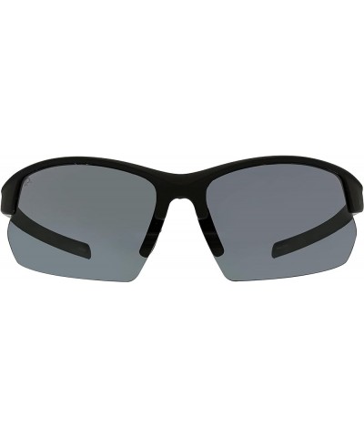 Men's Recon Wrap Sunglasses Matte Black-smoke $15.93 Designer