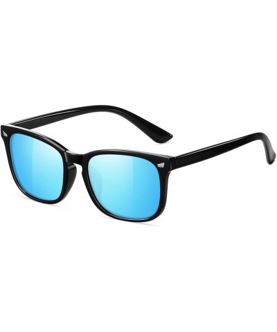 Polarized Sunglasses for Women and Men Classic Trendy Sun Glasses with 100% UV Protection Black | Blue $9.85 Round