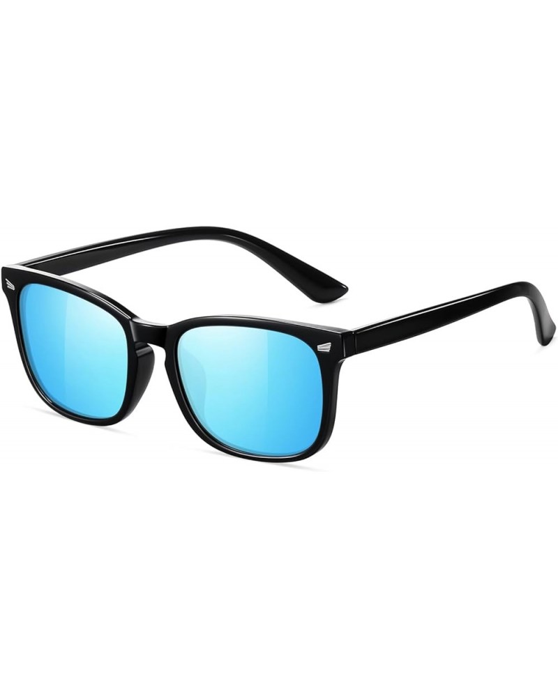 Polarized Sunglasses for Women and Men Classic Trendy Sun Glasses with 100% UV Protection Black | Blue $9.85 Round