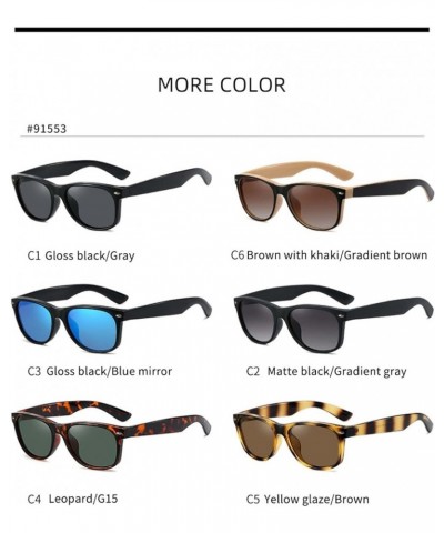 Women's Small Frame Polarized Sunglasses Men's Outdoor Holiday Sunshade Decorative Glasses (Color : E, Size : Medium) Medium ...