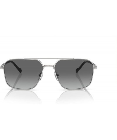 Men's Vo4289s Aviator Sunglasses Silver/Grey Gradient $31.63 Aviator