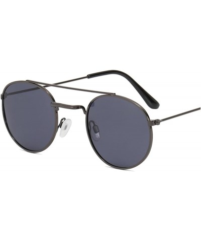 Polarized Metal Outdoor Sunglasses Driving Round Frame Fashion Sunglasses C $19.94 Designer