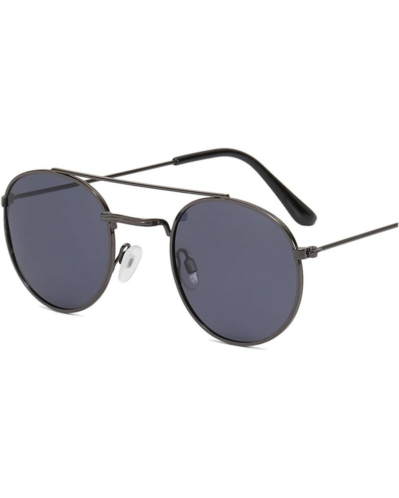 Polarized Metal Outdoor Sunglasses Driving Round Frame Fashion Sunglasses C $19.94 Designer