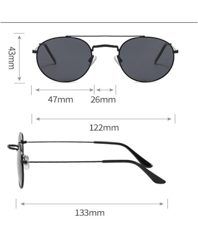 Polarized Metal Outdoor Sunglasses Driving Round Frame Fashion Sunglasses C $19.94 Designer