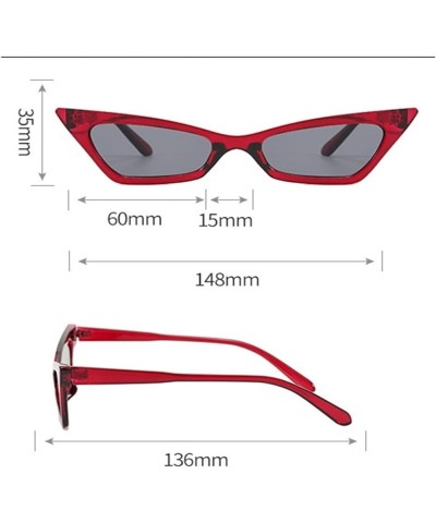 Small Frame Fashion Hip-hop Outdoor Driving Sunglasses Gift for Men and Women (Color : C, Size : 1) 1 J $15.32 Designer