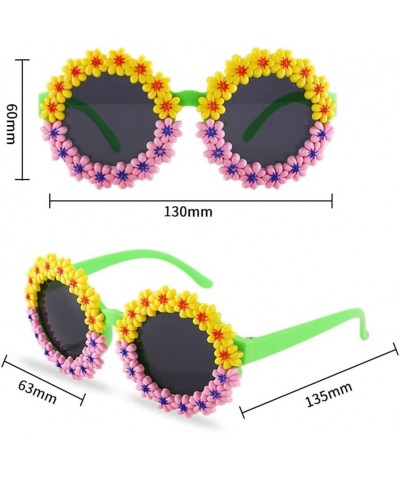 Baby Sunglasses Children Cute Acrylic Flower UV400 Sunglasses Baby Girls Lovely Outdoor Sun Protection Sunglasses Kid Eye Pro...