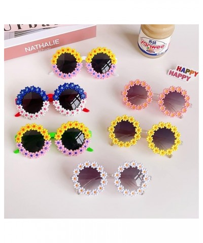 Baby Sunglasses Children Cute Acrylic Flower UV400 Sunglasses Baby Girls Lovely Outdoor Sun Protection Sunglasses Kid Eye Pro...