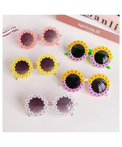 Baby Sunglasses Children Cute Acrylic Flower UV400 Sunglasses Baby Girls Lovely Outdoor Sun Protection Sunglasses Kid Eye Pro...