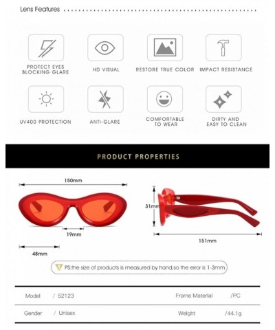 Fashion Small Frame Sunglasses Men and Women Outdoor Decorative Sunglasses (Color : A, Size : 1) 1A $14.43 Designer