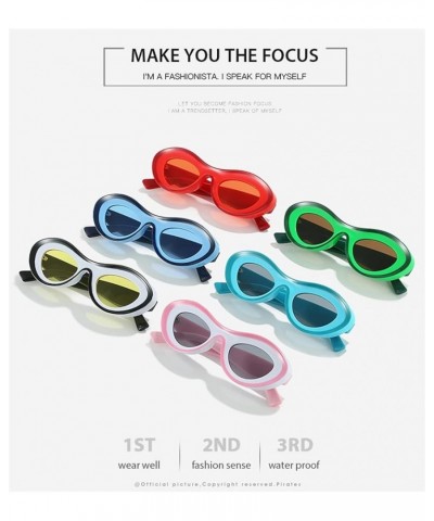 Fashion Small Frame Sunglasses Men and Women Outdoor Decorative Sunglasses (Color : A, Size : 1) 1A $14.43 Designer