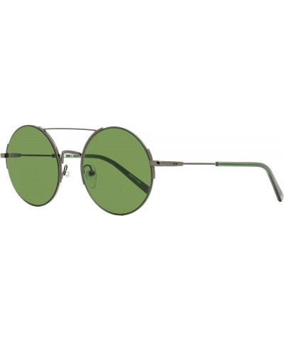 Round Rimless Sunglasses MCM160S 072 Ruthenium/Green 53mm $58.73 Round