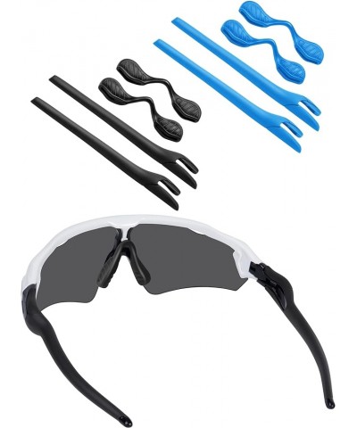 Replacement Sock Kits Earsocks & Nosepieces for Oakley Radar EV Series Sunglasses Black + Light Blue $9.17 Rectangular