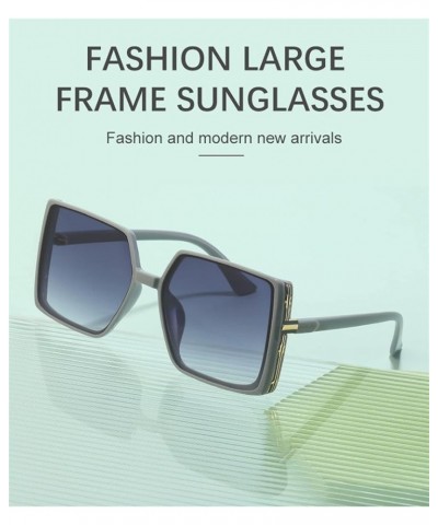 Fashion Big Box Men and Women Sunglasses Outdoor Holiday Street Shooting Decorative Sunglasses (Color : D, Size : 1) 1 C $20....