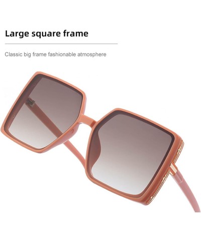 Fashion Big Box Men and Women Sunglasses Outdoor Holiday Street Shooting Decorative Sunglasses (Color : D, Size : 1) 1 C $20....