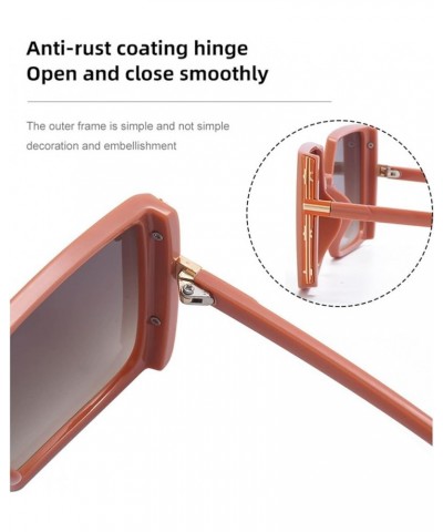 Fashion Big Box Men and Women Sunglasses Outdoor Holiday Street Shooting Decorative Sunglasses (Color : D, Size : 1) 1 C $20....