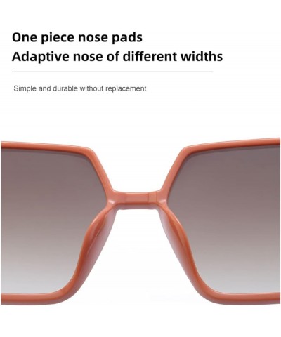 Fashion Big Box Men and Women Sunglasses Outdoor Holiday Street Shooting Decorative Sunglasses (Color : D, Size : 1) 1 C $20....