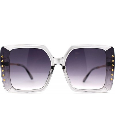 Classic 90s Rhinestone Womens Bejeweled Butterfly Sunglasses Slate / Smoke $10.23 Butterfly