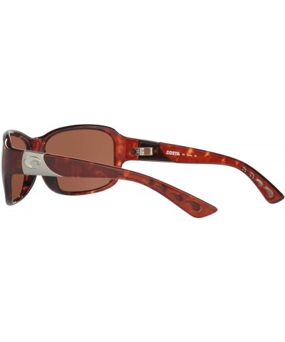 Women's Inlet Rectangular Sunglasses Tortoise/Copper Polarized-580p $89.31 Rectangular