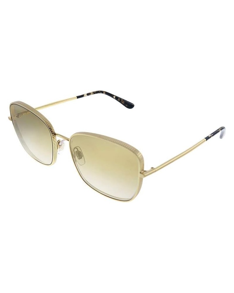 Dolce & Gabbana DG 2223 02/6E Gold Metal Square Sunglasses Brown Mirror Lens $69.60 Square