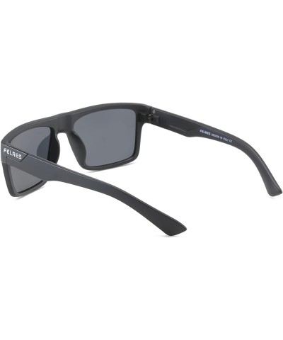 Mens Sport Polarized Sunglasses Outdoor Riding Square Windproof Eyewear F918 Black/Black $11.39 Sport