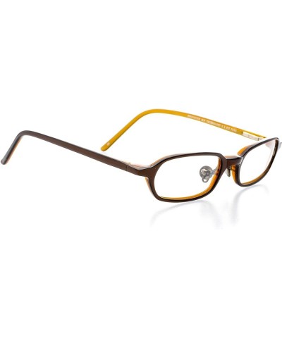 Optical Eyewear - Oval Shape, Plastic Full Rim Frame - for Women or Men Prescription Eyeglasses RX Satin Bronze $39.72 Oval