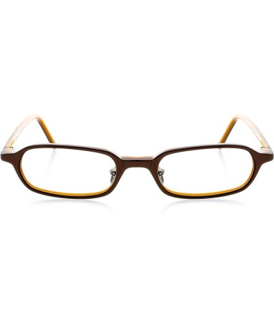 Optical Eyewear - Oval Shape, Plastic Full Rim Frame - for Women or Men Prescription Eyeglasses RX Satin Bronze $39.72 Oval