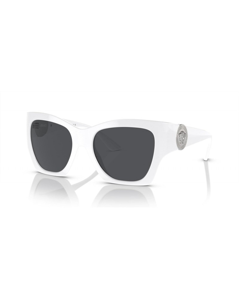 Women's Square Sunglasses, White, One Size $55.65 Designer