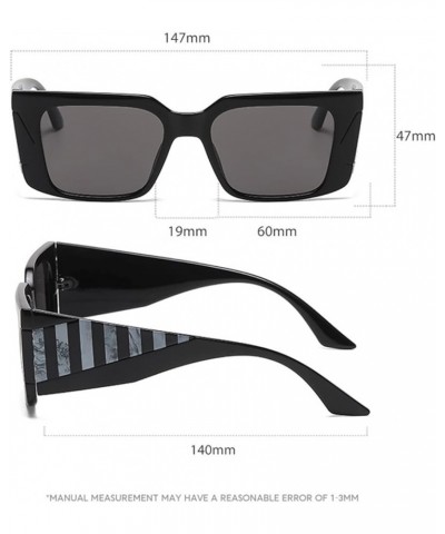 Fashion Men and Women Glasses Street Photography Outdoor Sunshade Party Decoration (Color : A, Size : Medium) Medium B $16.82...