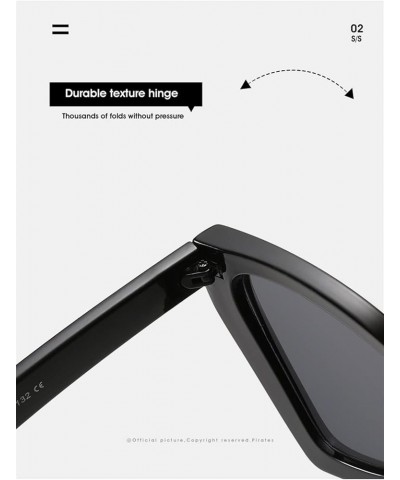 Triangle Men and Women Shading Sunglasses Street Shooting Outdoor Vacation Beach (Color : B, Size : Medium) Medium D $15.34 D...