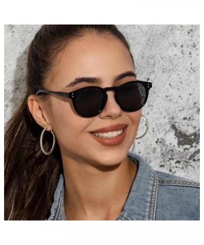 Round Frame Fashion Men And Women Hip Hop Outdoor Sunglasses Outdoor Vacation Beach Commuter Sunglasses Gift 2 $47.48 Sport