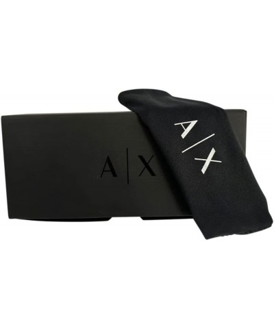 Armani Exchange AX4070S Pillow Sunglasses for Men + BUNDLE with Designer iWear Care Kit Shiny Black / Grey Polar $45.39 Designer