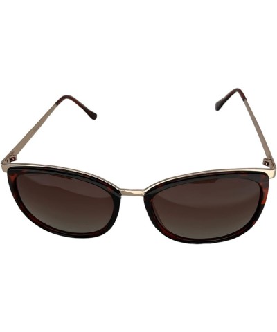 Vintage Thick Oversized Plastic Frame Womens Sunglasses UV 400 Brown - Cz Studded $9.85 Aviator