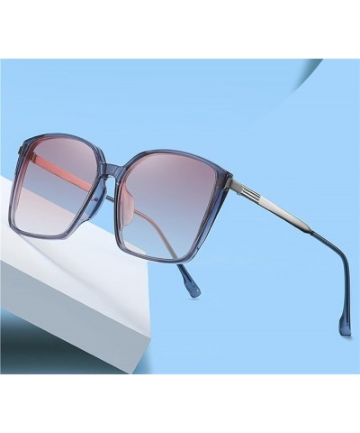 Women Polarized Large Frame Vacation Outdoor Decorative Sunglasses (Color : B, Size : 1) 1 E $21.66 Designer