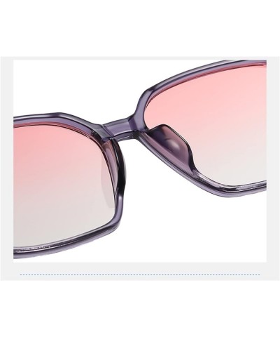 Women Polarized Large Frame Vacation Outdoor Decorative Sunglasses (Color : B, Size : 1) 1 E $21.66 Designer