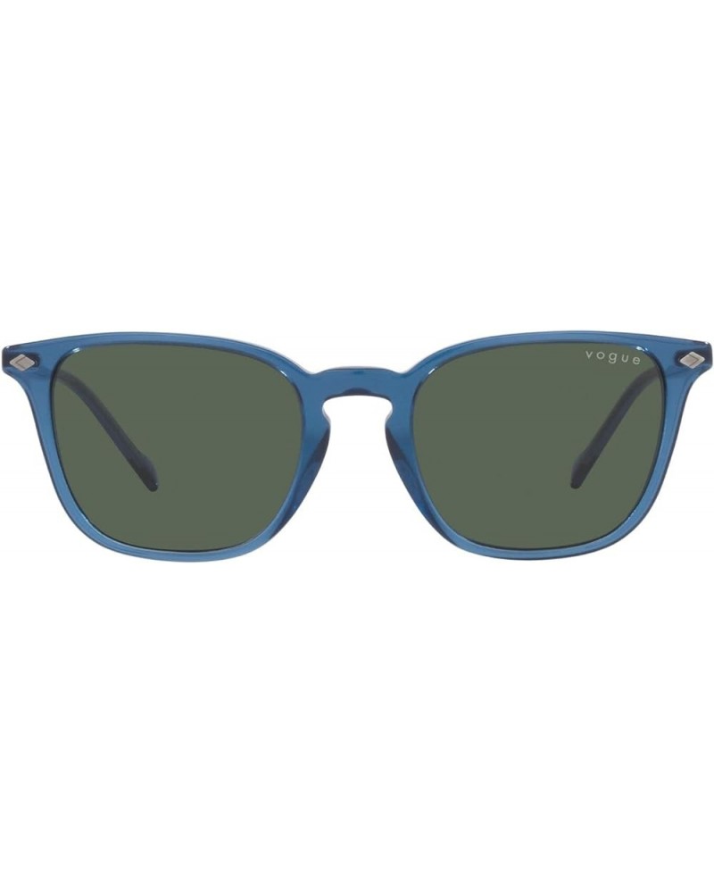 Men's Vo5431s Square Sunglasses Dark Green $18.10 Square