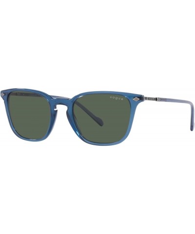 Men's Vo5431s Square Sunglasses Dark Green $18.10 Square