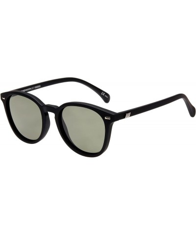 Unisex Adult's BANDWAGON Sunglasses Black Rubber KHAKI MONO $40.00 Round