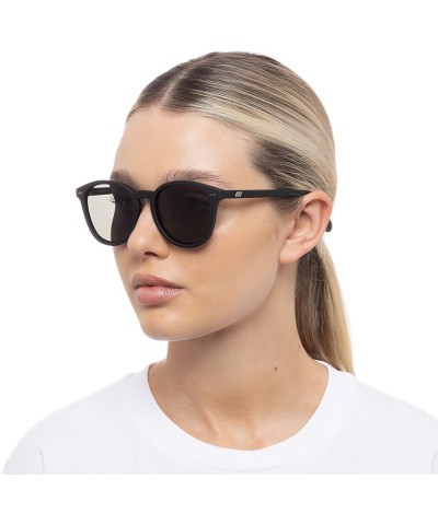 Unisex Adult's BANDWAGON Sunglasses Black Rubber KHAKI MONO $40.00 Round