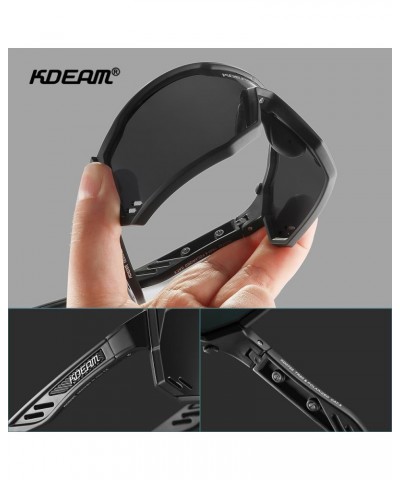 New 1.2mm polarizing lens TR90 outdoor cycling glasses with nose and one mirror dual-use KD0722 C5 $27.30 Designer