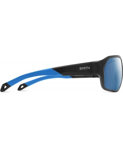 Mens Deckboss Sport & Performance Sunglasses Matte Black Blue / Chromapop Polarized Blue Mirror $35.36 Sport