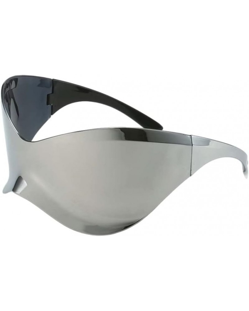 Sun glasses Futuristic sunglasses aliens sunglasses with sun cycle cycle in cycling for men $6.55 Shield