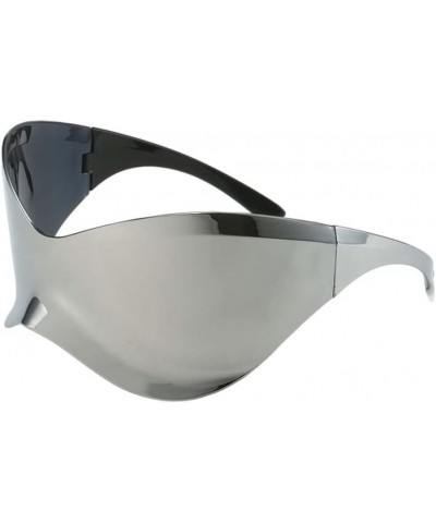 Sun glasses Futuristic sunglasses aliens sunglasses with sun cycle cycle in cycling for men $6.55 Shield